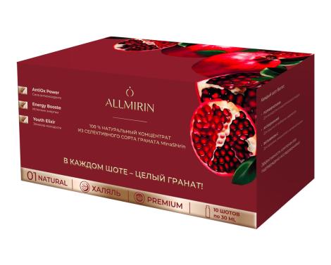 ALLMIRIN 01 NATURAL, 10 шотов по 30 мл